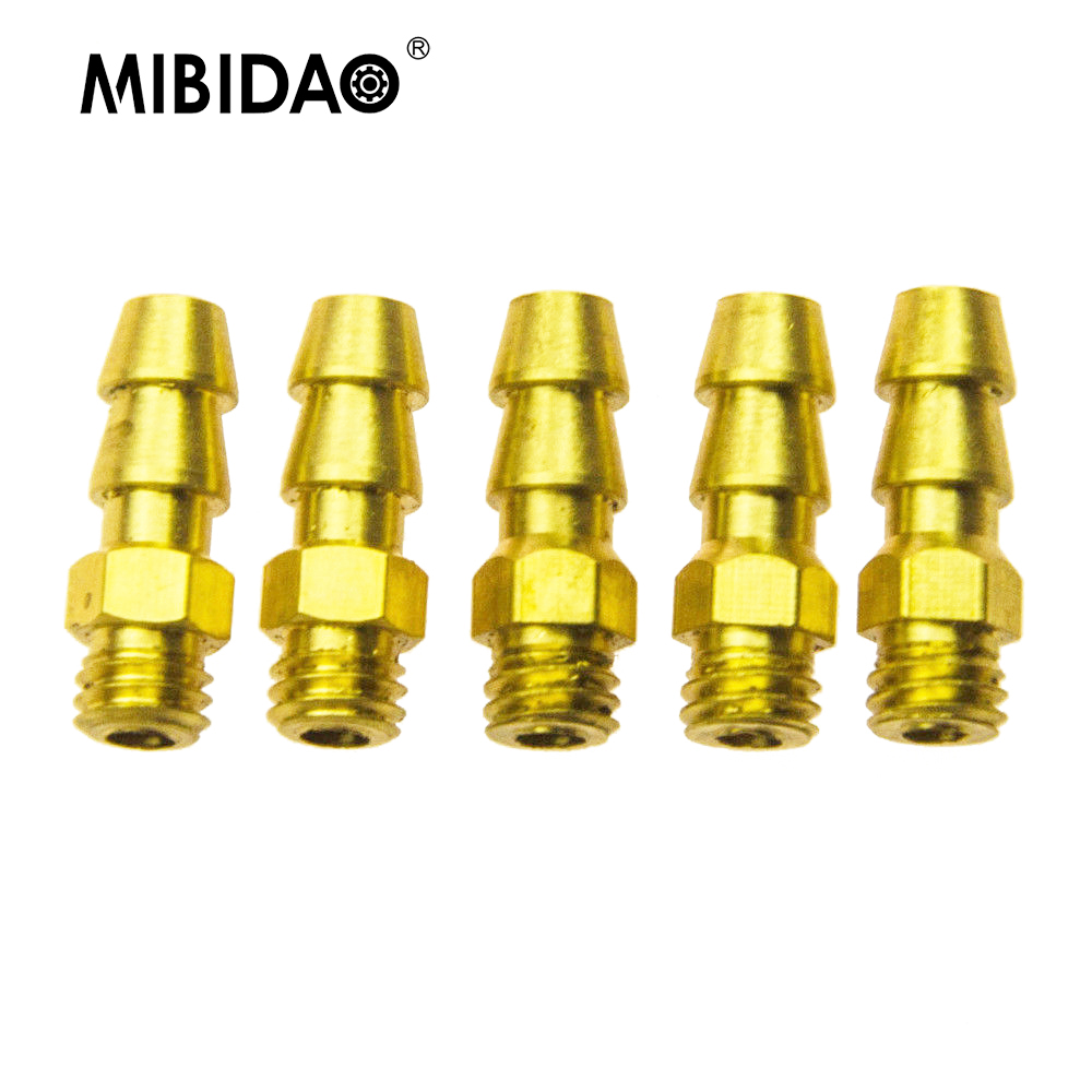 MIBIDAO 5Pcs Brass M4 Threaded - Spoke Nipple Brass review and price