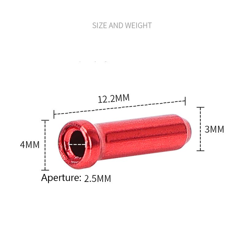 50pcs Bicycle Brake Wire End C - Mountain Biking Tips review and price