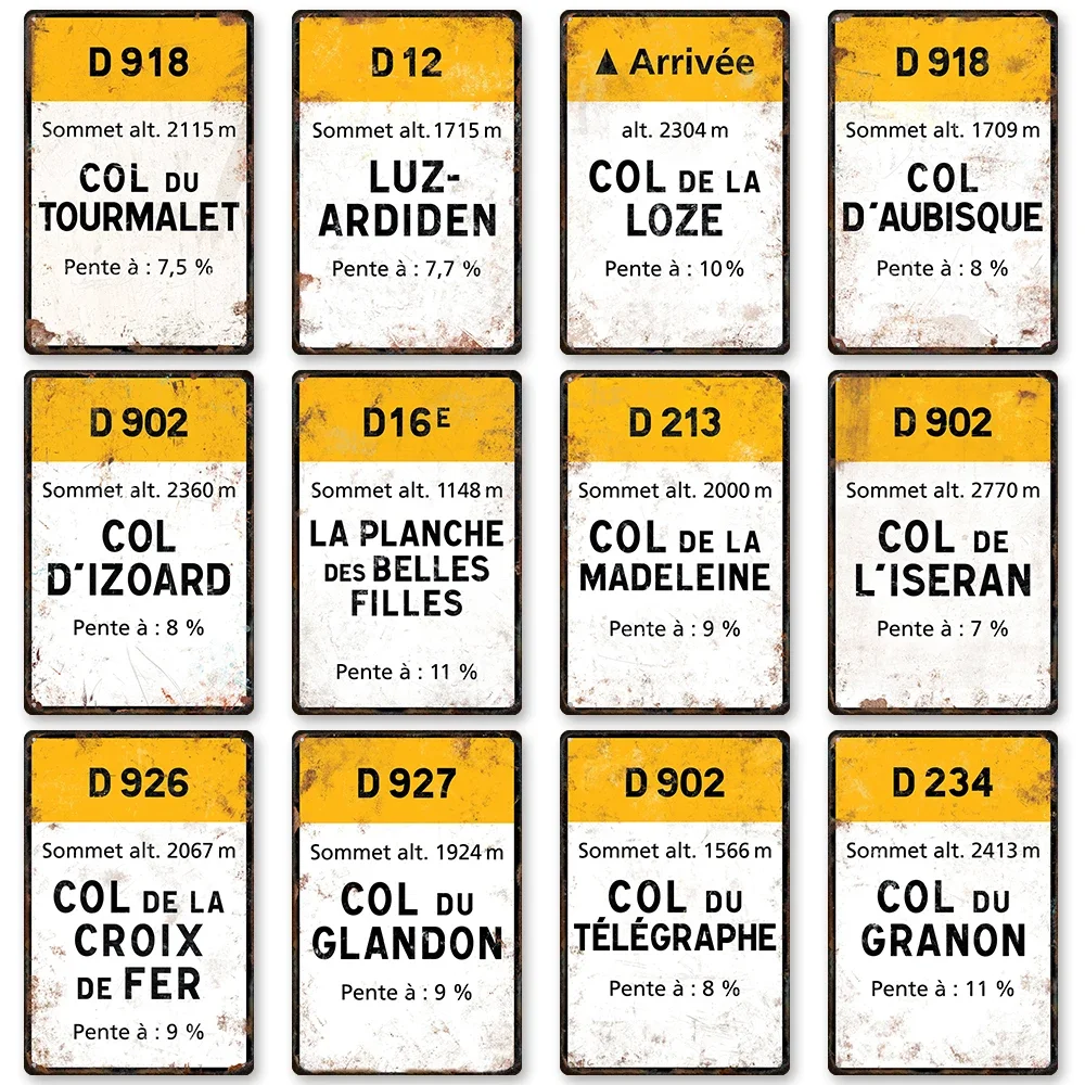 HD Metal Tin Sign French Cycli - Mountain Biking Europe review and price