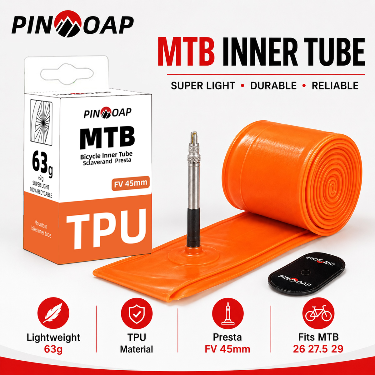 PINMOAP Mtb Inner Tube Mountai - Mountain Biking Tube review and price