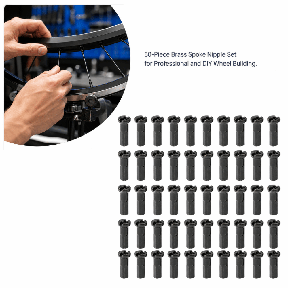 50PCS 14mm Length Bike Spoke N - Spoke Nipple Brass review and price