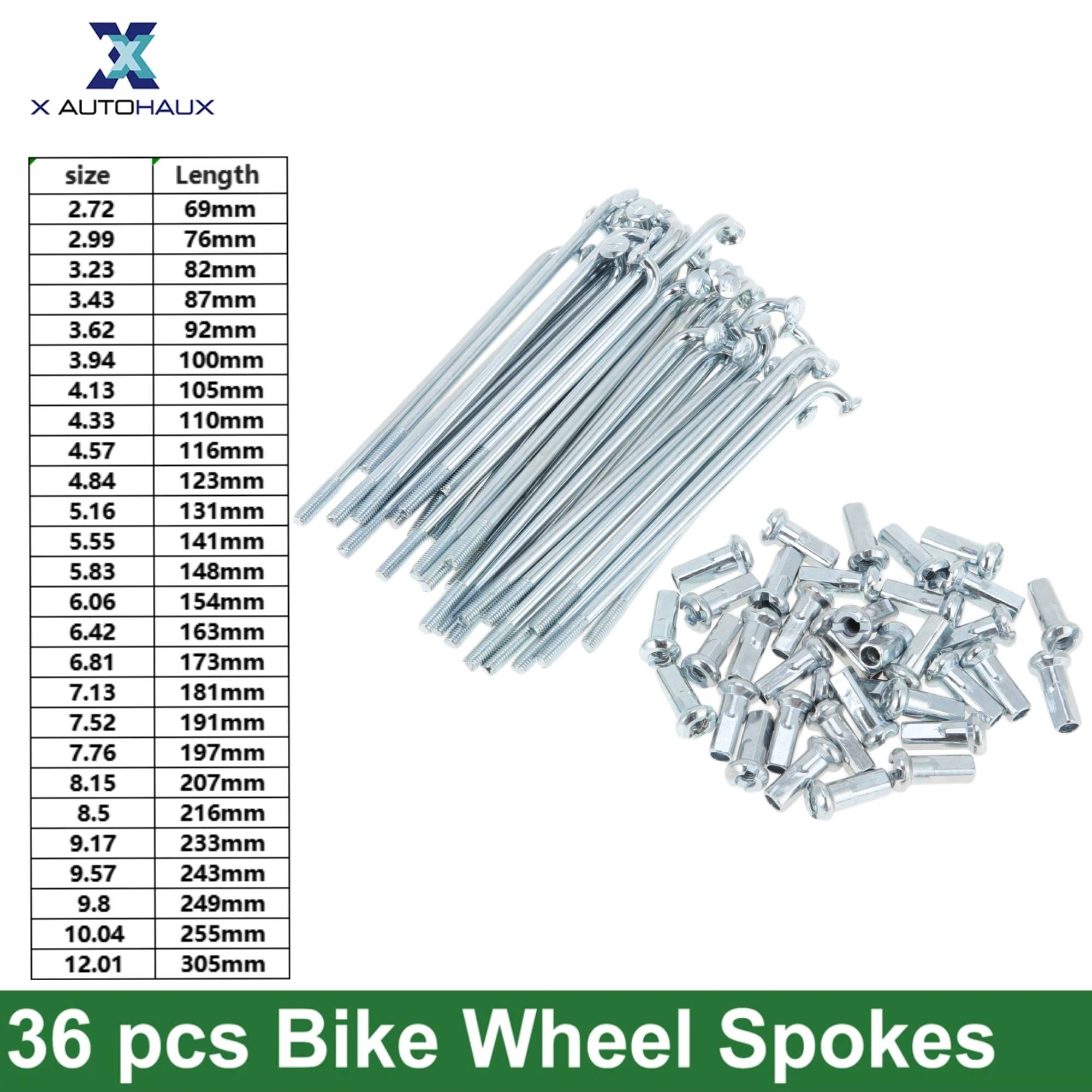 X Autohaux 36pcs 12G J Bend Bi - Spoke Nipple Brass review and price